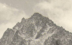 Vue du Balaïtous (3146 m.) - Grataloup, Antoine - Don de M. Laurent Duchemin – 1936 – photographie – Centre d'étude du Protestantisme Béarnais – cote 60 J 239/4