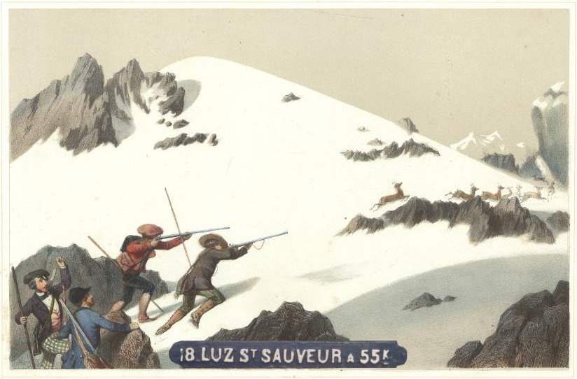 Luz-Saint-Sauveur : chasse à l'isard