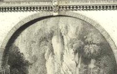 Les Pyrénées Monumentales et Pittoresques : Pont Napoléon - A St Sauveur - Gorse / Becquet / Lafon - 19e siècle - lithographie - Médiathèque André Labarrère Pau – cote Ee3211
