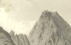 Les Pyrénées : Pic du Midi de Bigorre - 2876 m. - Pris au dessus des cabanes de Tremes-Aïgues – Ciceri, Eugène / Becquet / Lafont / Goupil & Cie – s. d. - lithographie - Médiathèque André Labarrère Pau – cote Ee3211