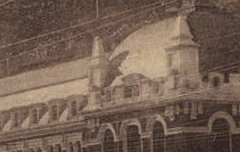 Canfranc (Espagne) : La gare Internationale du Transpyrénéen - Célestin Carrache (éd. Pau) - carte postale - Archives départementales 64 – cote 8FI600-00670